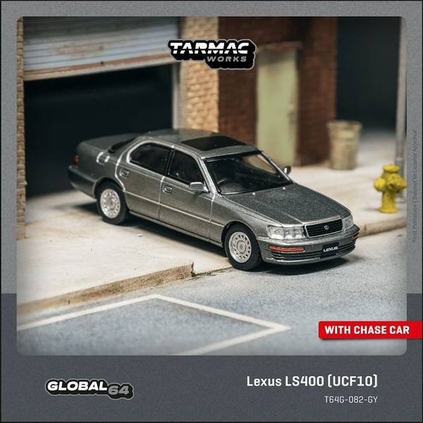 【12月予約】ターマックワークス 1/64 レクサス LS400 UCF10 フリントグレー 完成品ミニカー T64G-082-GY