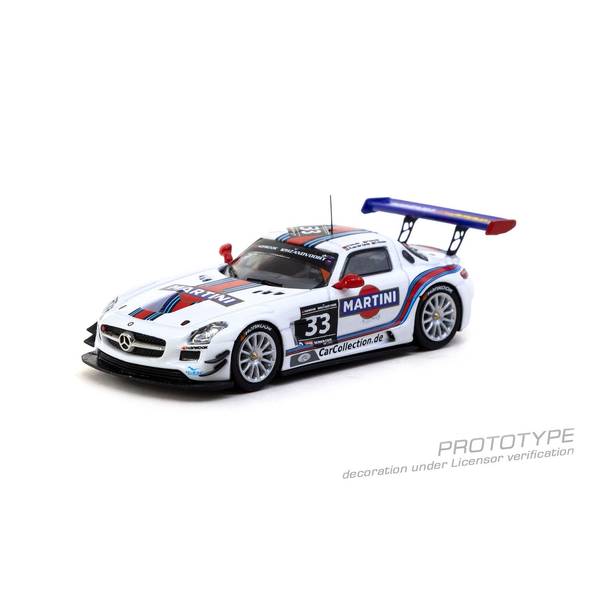 【6月予約】ターマックワークス 1/64 メルセデス・ベンツ SLS AMG GT3 No.33 2014 12h ZANDVOORT ウィナー M.Schultis 完成品ミニカー T64-087-14ZDV33
