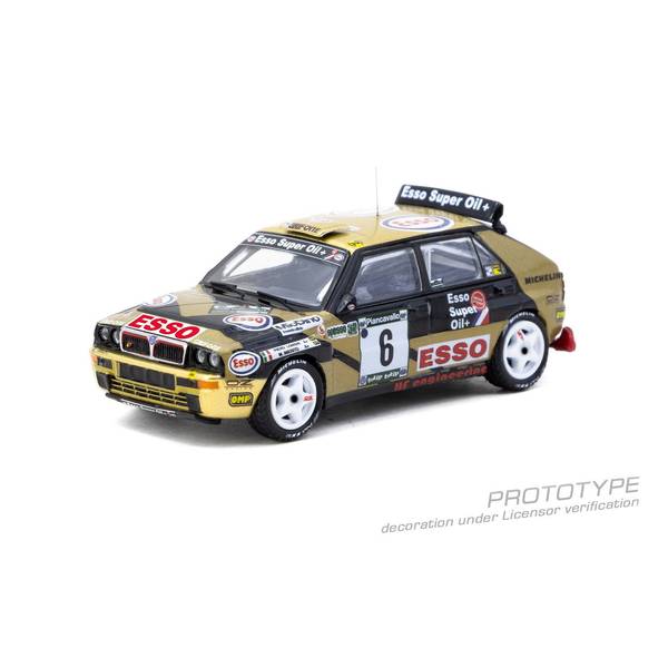 【6月予約】ターマックワークス 1/64 ランチア デルタ HF インテグラーレ No.6 1993 Piancavallo Rally ウィナー P.Longhi 完成品ミニカー T64-049-93PIR06