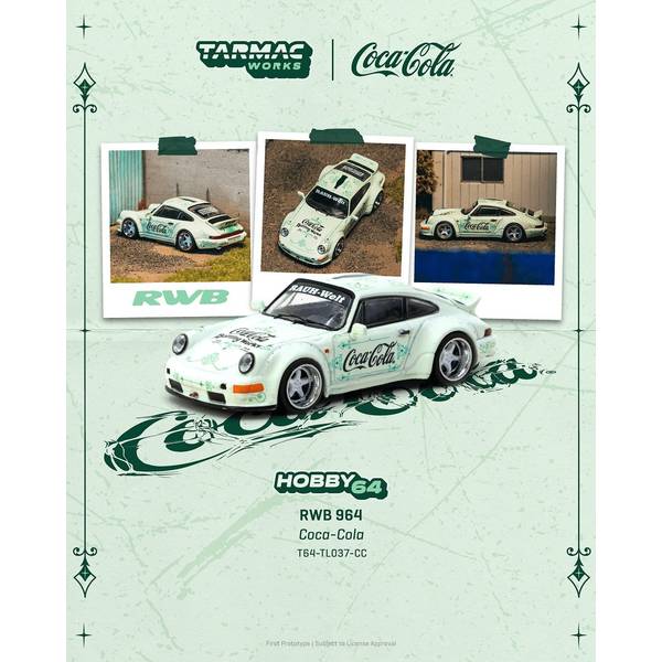 5月予約】ターマックワークス 1/64 ポルシェ RWB 964 Coca-Cola 完成品