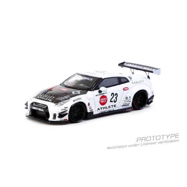 【6月予約】ターマックワークス 1/64 ニッサン LB-WORKS GT-R R35 type 2 ホワイト 完成品ミニカー T64-090-WH