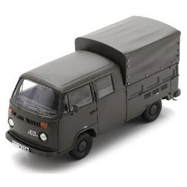 【9月予約】シュコー 1/35 フォルクスワーゲン T2 Twin cabine “Bundeswehr”, olive 完成品モデル 35U00011