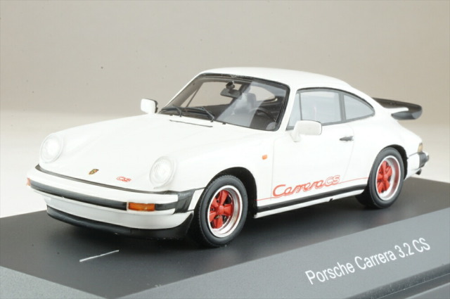 シュコー 1/43 ポルシェ カレラ 3.2 CS/ホワイト 完成品ミニカー 450919700