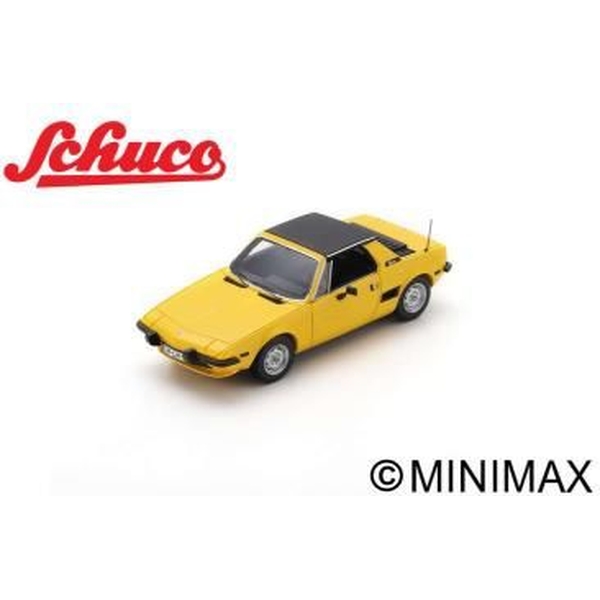 シュコー 1/43 フィアット X1/9 1972 イエロー 完成品ミニカー 450924900