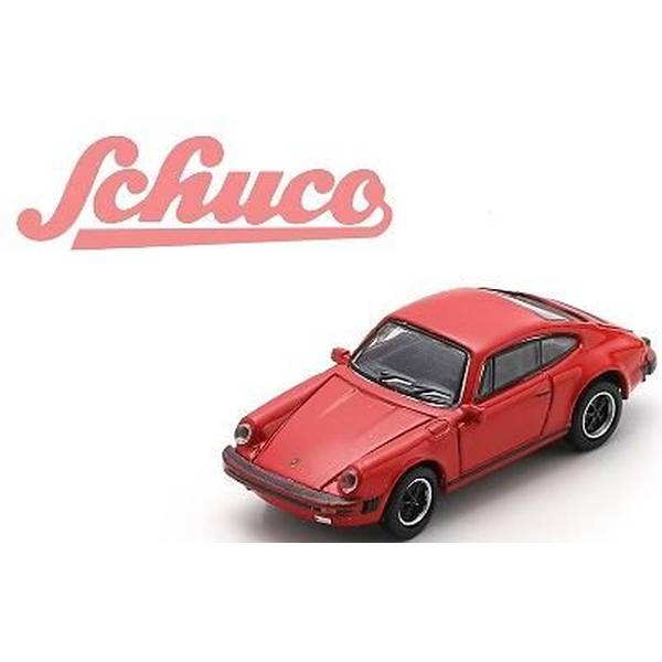 【1月予約】シュコー 1/87 ポルシェ 911 カレラ 3.2 クーペ レッド 完成品ミニカー 452676800