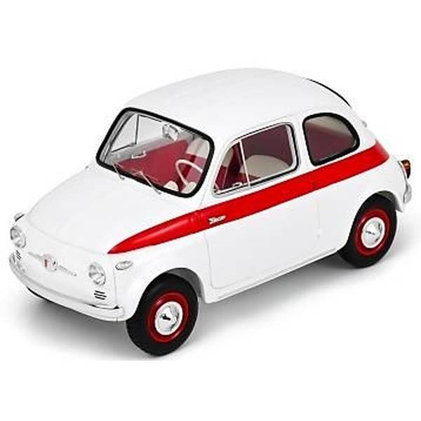 【3月予約】シュコー 1/18 フィアット 500 スポーツ 1958 ホワイト 完成品ミニカー 18U00024