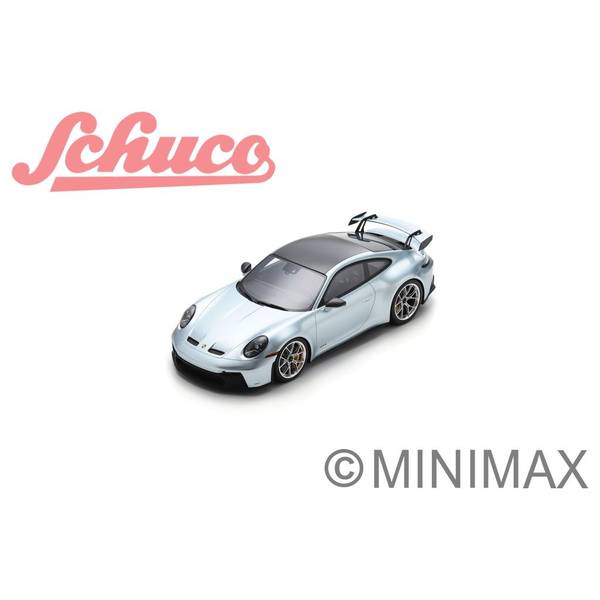 【3月予約】シュコー 1/18 ポルシェ 911 992 GT3 2022 GTシルバー 完成品ミニカー 18U00111