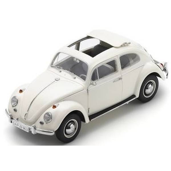 【1月予約】1/18 フォルクスワーゲン Beetle 1963 ホワイト 完成品ミニカー 18U00154