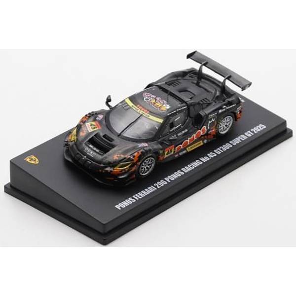 【9月予約】ルックスマート 1/64 PONOS FERRARI 296 No.45 PONOS RACING 2025 スーパーGT GT300 K.コッツォリーノ/篠原拓朗 完成品ミニカー LS64SGT25045
