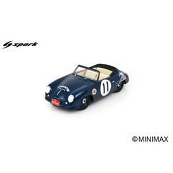 【3月予約】スパーク 1/18 ポルシェ 356 スーパーカブリオレ No.11 1952 Carrera Panamericana P.Metternich/M.de Teffe/H.Linge 完成品ミニカー 18S1082