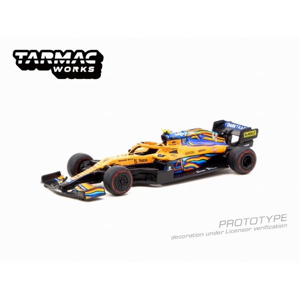 ターマックワークス 1/64 マクラーレン MCL35M No.4 2021 F1 アブダビGP L.ノリス 完成品ミニカー T64G-F040-LN3