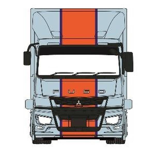 ターマック　スーパーグレート　ガルフ　スパグレ　1/64 Tarmac Works 1:64 Mitsubishi Fuso Super Great GULF Racing
