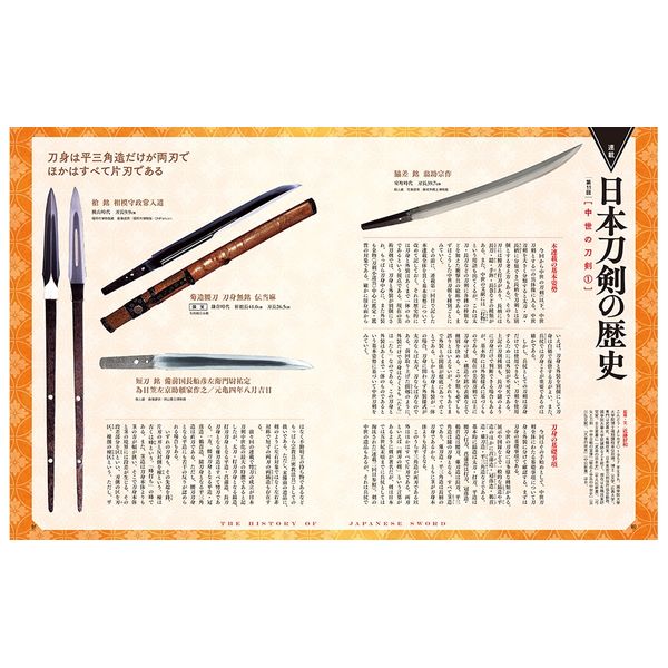 刀剣画報　大包平・山鳥毛・長船光忠　備前の刀