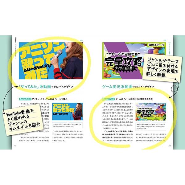 サムネイルデザインのきほん　伝える、目立たせるためのアイデア