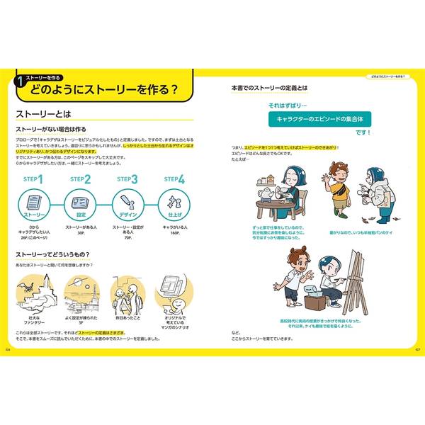 ストーリーを伝えるためのキャラクターデザイン　キャラデザ初心者からプロまで使えるテクニック