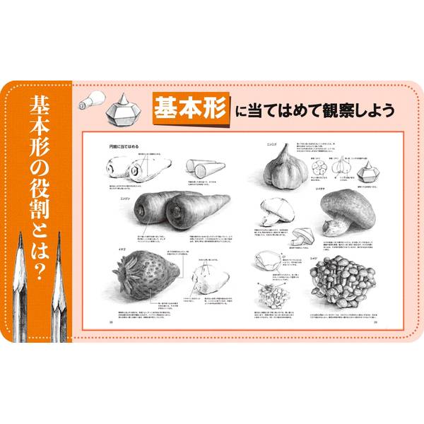 観察デッサンの基本　質感、空間、構造をとらえるテクニック