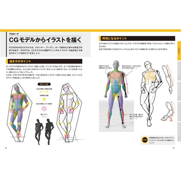 POSEMANIACSモデル 人体デッサン上達のためのポーズ集