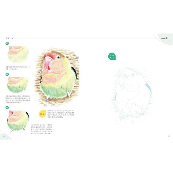 動物を描く 遠くを眺める」 2025 画用紙・ペン・透明水彩 ポストカード