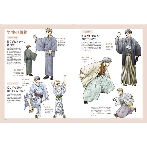 構造と動きがよくわかる 着物の描き方大全 着物の基礎知識から多彩なポーズ描写まで