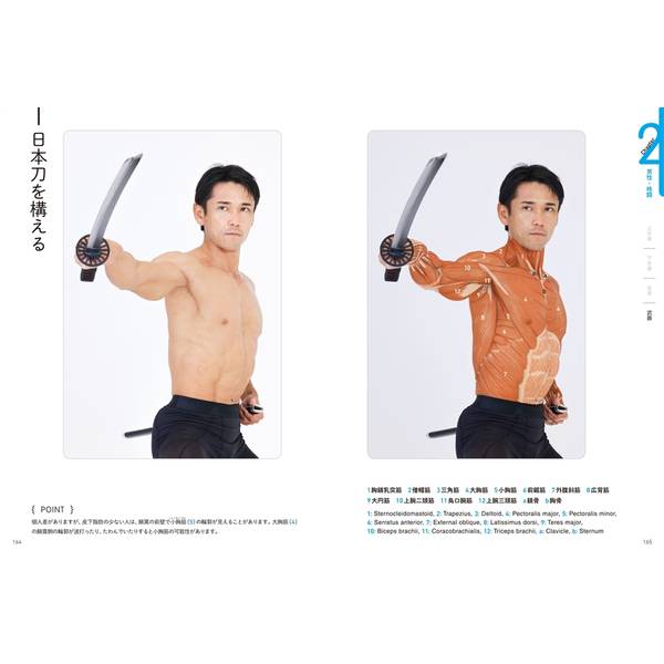 アーティストのための体表解剖学　ポーズごとに筋肉の位置と形を解説