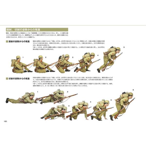 図説 日本陸軍　歩兵の服装と諸動作