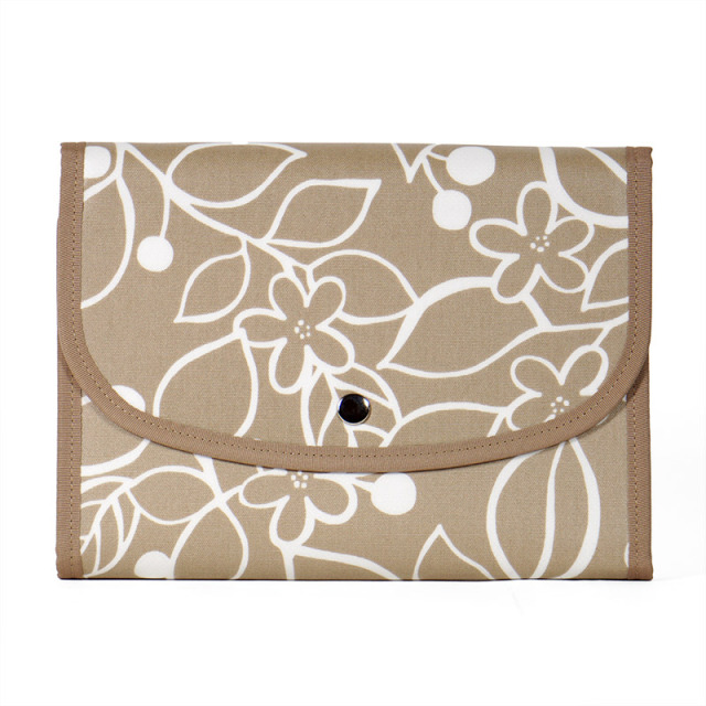 母子手帳ケース ジャバラ グローブ キャメル 正面