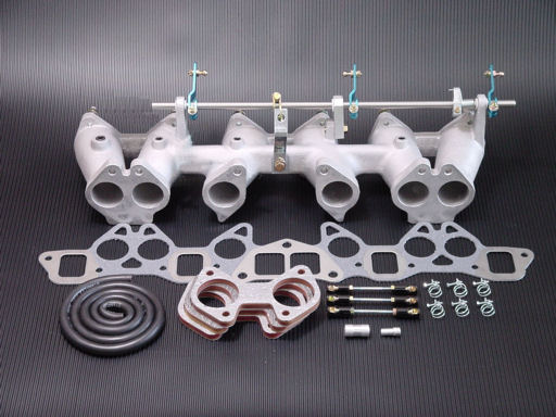 HRD-L6-50φ用インテークマニホールド #1002　ワイヤー式 マニガスケット付