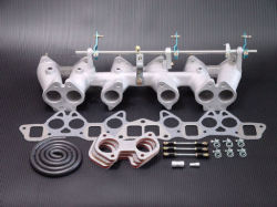 HRD-L6-50φ用インテークマニホールド #1002　ワイヤー式 マニガスケット付