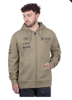 MEN'S ATCK COTTON ZIP UP HOODIE
