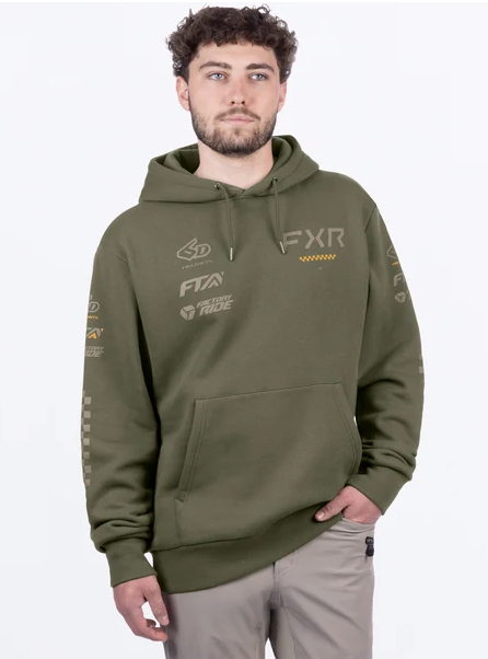 MEN'S STACK COTTON PULLOVER HOODIE