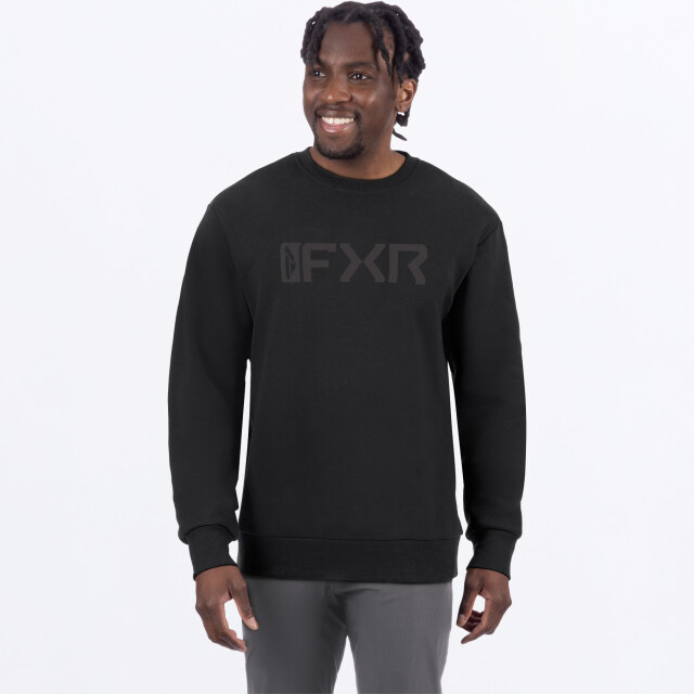 MITERED COTTON CREWNECK SWEATSHIRT