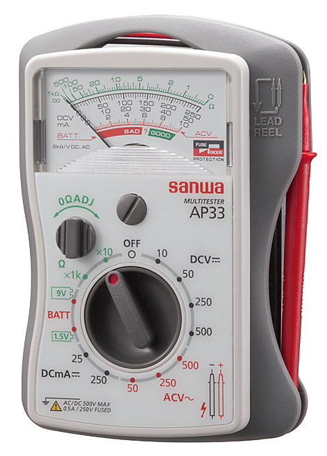 【取寄品 納期1W位】AP-33　デジタルテスター  三和電気計器 SANWA