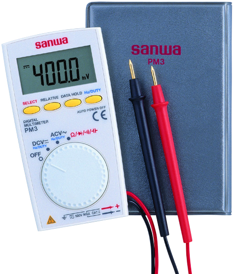 【取寄品 納期1W位】PM-3　ポケットタイプテスター 三和電気計器 SANWA