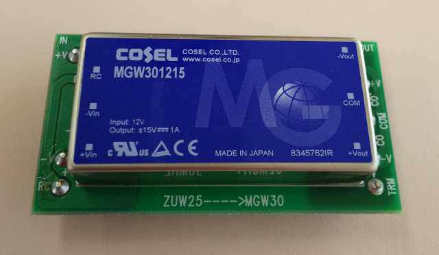 COSEL ZU15,25 MG15,25 アタッチメント基板