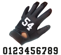 NUMBER 54 ナンバー54 グローブ　番号入り