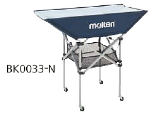 MOLTEN モルテン 折りたたみ式平型ボールカゴ（背高） BK0033