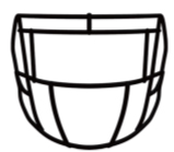 Riddell  リデル レヴォリューション　SPEED用　フェイスガード　S2EG-SW-SP