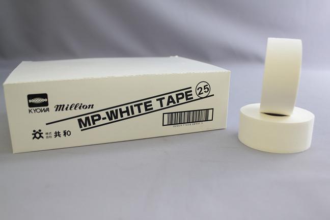 ミリオン　MPホワイトテープ　25mm　12本入　1本あたり￥125（税別）