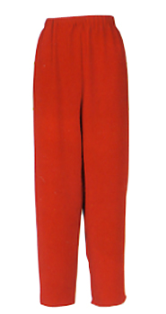 楽-4122 ちりめんストレートパンツ・楽印