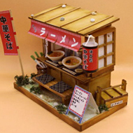 昭和屋台キット ラーメン屋さん 【ドールハウスキット】 【和風】 8535