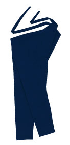 正-8705 先染正藍股引・正印