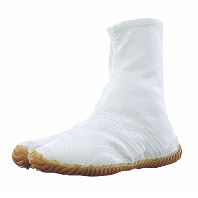 虎-8991 祭りジョグ足袋・虎印/白