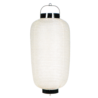 TA7215 関西型提灯 15号長 和紙 割竹ヒゴ Φ44×H103cm | 店舗向け提灯 ちょうちん