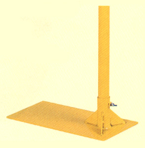 PT-2 ポールスタンド | のぼり用 タイヤ踏み式 ポール立て