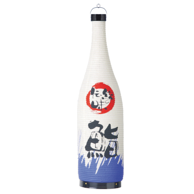 T5802 鮨 Φ20×H81cm 一升瓶型提灯 和紙 | 室内装飾向け ちょうちん