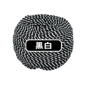 02000114 黒白紐 8mm×300m巻 | アクリル製