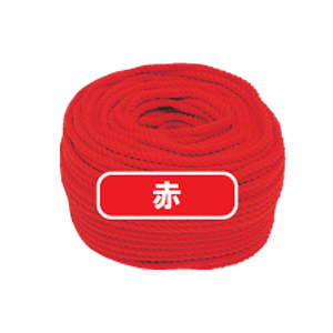 02000115 赤一色紐 8mm×100m巻 | アクリル製