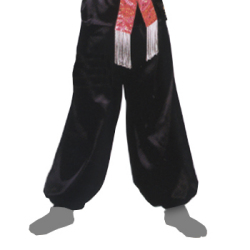 幹-7988 サテンハーレムパンツ・幹印