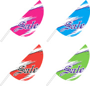 LF11～LF16  リーフフラッグ2  旗+パイプ