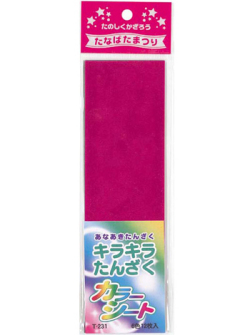 T-2５1　キラキラたんざく【カラー】(１セット30袋)